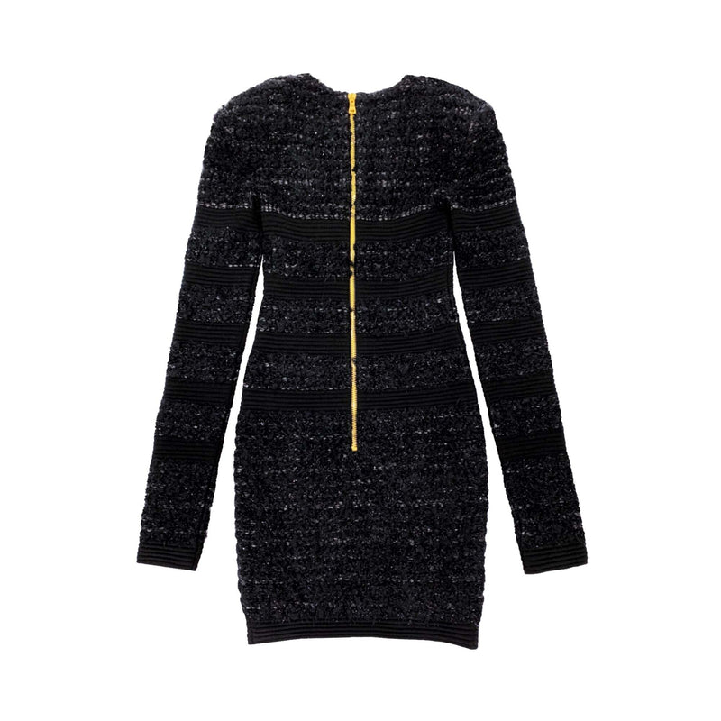 Balmain Tweed Mini Dress | Designer code: YF0R8012KC82 | Luxury Fashion Eshop | Mia-Maia.com