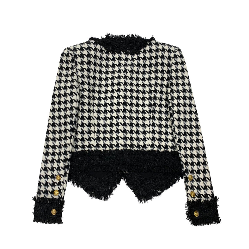 Miuccia Houndstooth Jacket | Designer code: MC2022AW0037 | Luxury Fashion Eshop | Mia-Maia.com