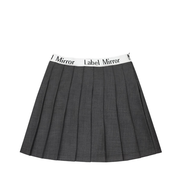 Label Mirror Logo Waistband Skirt | Designer code: LM2022FW057 | Luxury Fashion Eshop | Mia-Maia.com
