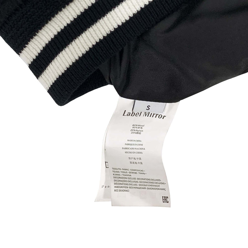 Label Mirror Hooded Baseball Jacket | Designer code: LM2022FW071 | Luxury Fashion Eshop | Mia-Maia.com